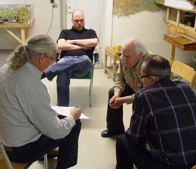 Grupp 2: Hippe-Anders, L&auml;sk-Lelle, Ste(n)gon och Trevligt Torbi&ouml;rn.