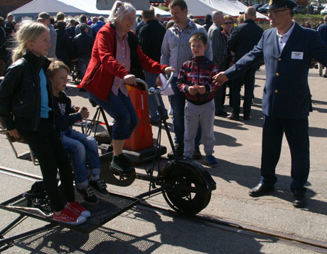 Dressincykling var v&auml;ldigt popul&auml;rt. SSJ hj&auml;lpte oss med detta!