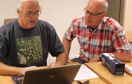 Anders och Sven-Eric forts&auml;tter med planeringsarbetet!