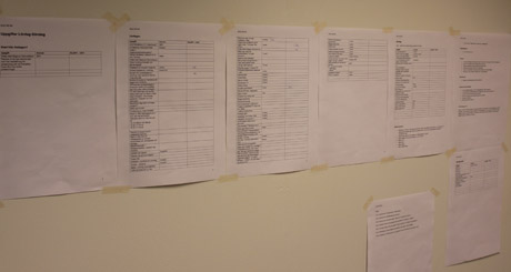 Johan hade hj&auml;lpt Sven-Eric att g&ouml;ra en checklista p&aring; allt som skulle g&ouml;ras idag och p&aring; s&ouml;ndag. N&auml;r Johan g&ouml;r dessa blir det ofta detaljerat och l&aring;ngt.