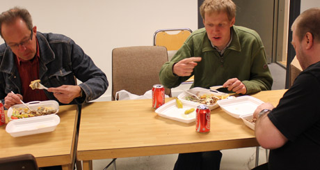 Det blev inte bara en tugga f&ouml;r Torbi&ouml;rn, Tomas och Tobbe. De Tre T:na som de numera kallas.