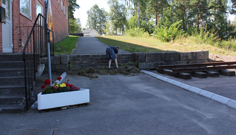 Det ska g&ouml;ras snyggt och rent kring entr&eacute;n.